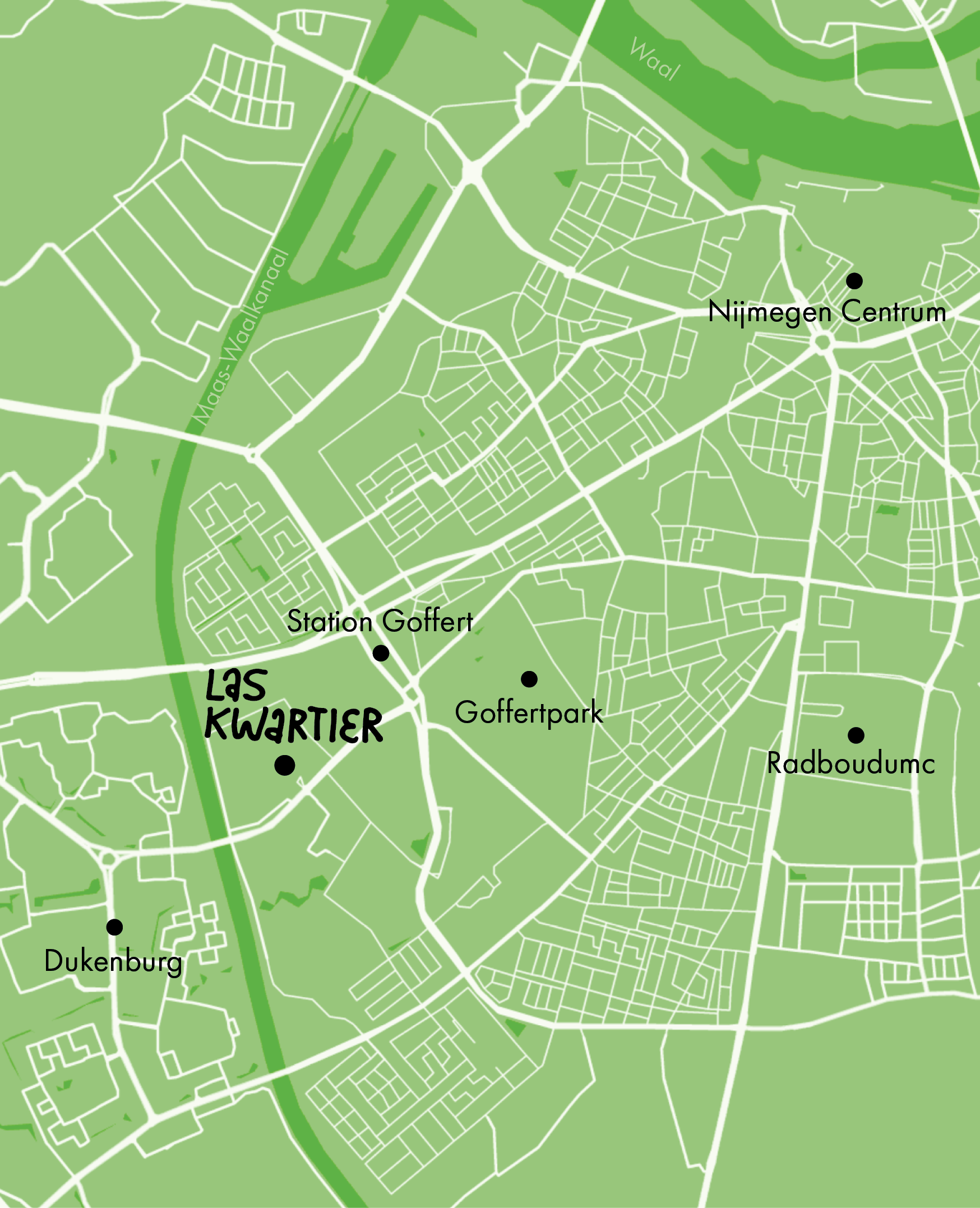Laskwartier kaart